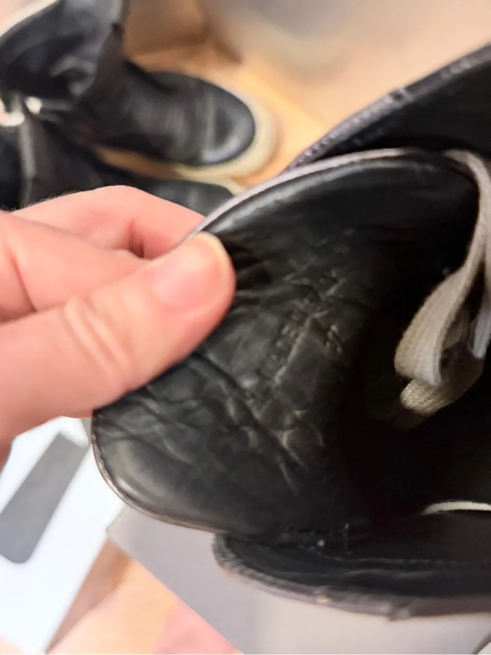 MM6 Maison Margiela Metallic Leather Low-Top Sneakers - Size 37